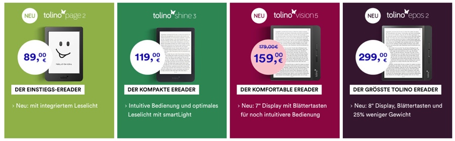 tolino eReader günstiger
